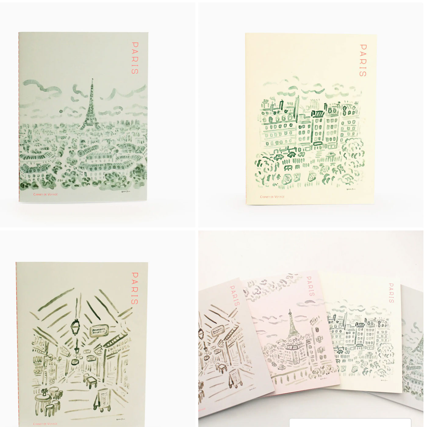 One of the four Paris notebooks - only one will be included
