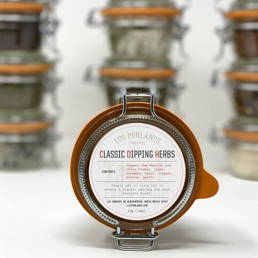 los poblanos classi dipping herb jar