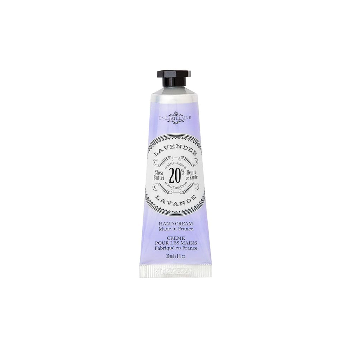 lavender hand cream in a lavender tube