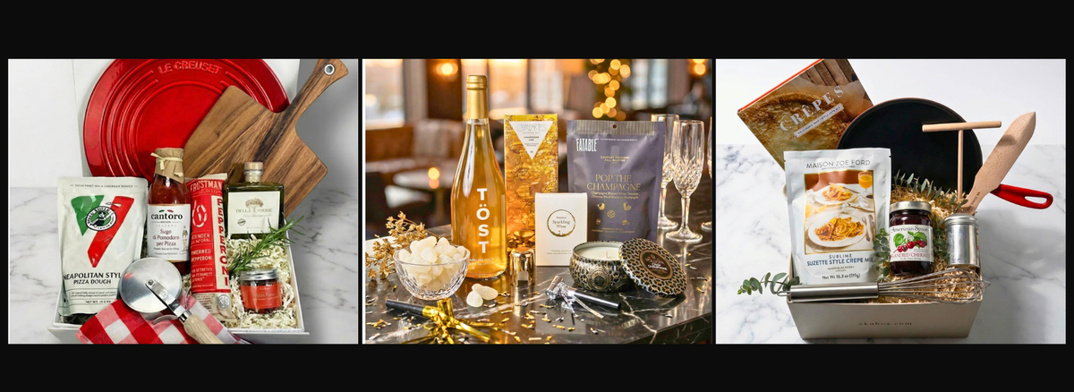 Luxury real estate closing gift boxes curated by ekuBOX — hand-adorned in the studio with premium heritage brand contents for real estate agents, brokers, and closing professionals