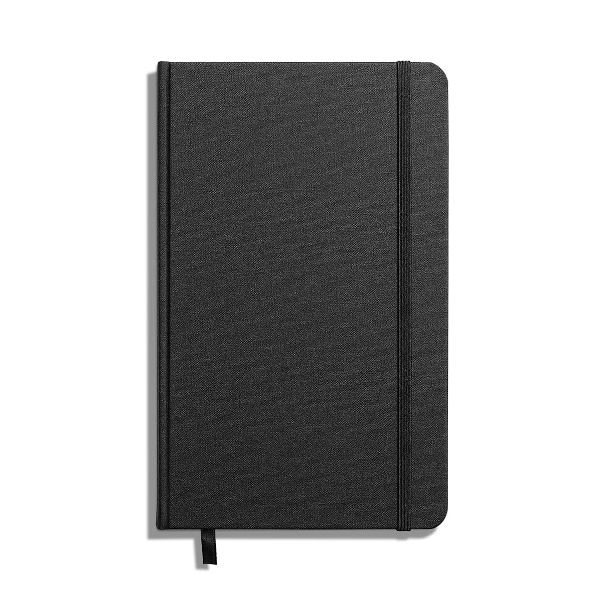 Shinola Black notebook on a white background