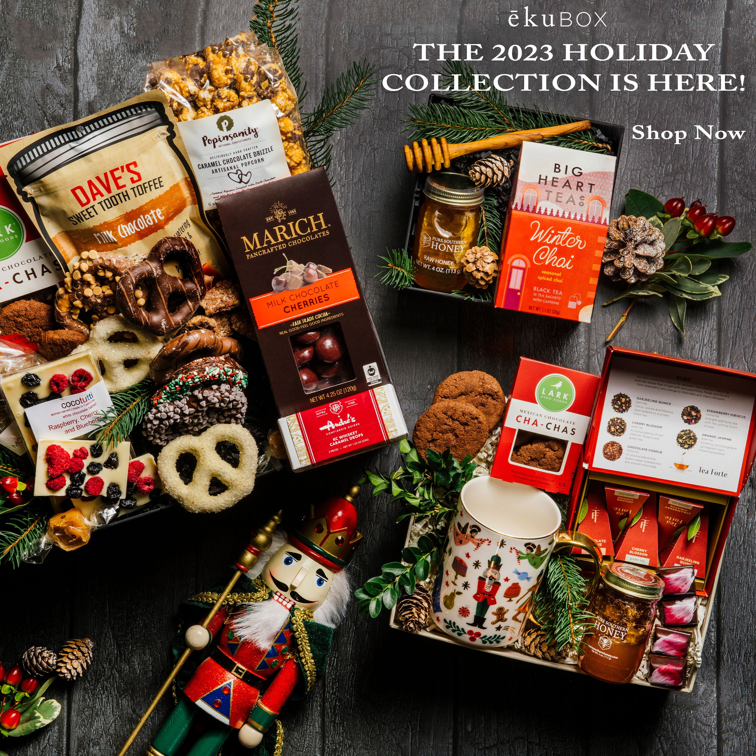 ekubox holiday gift box collection for 2023 - shop our group gifts 