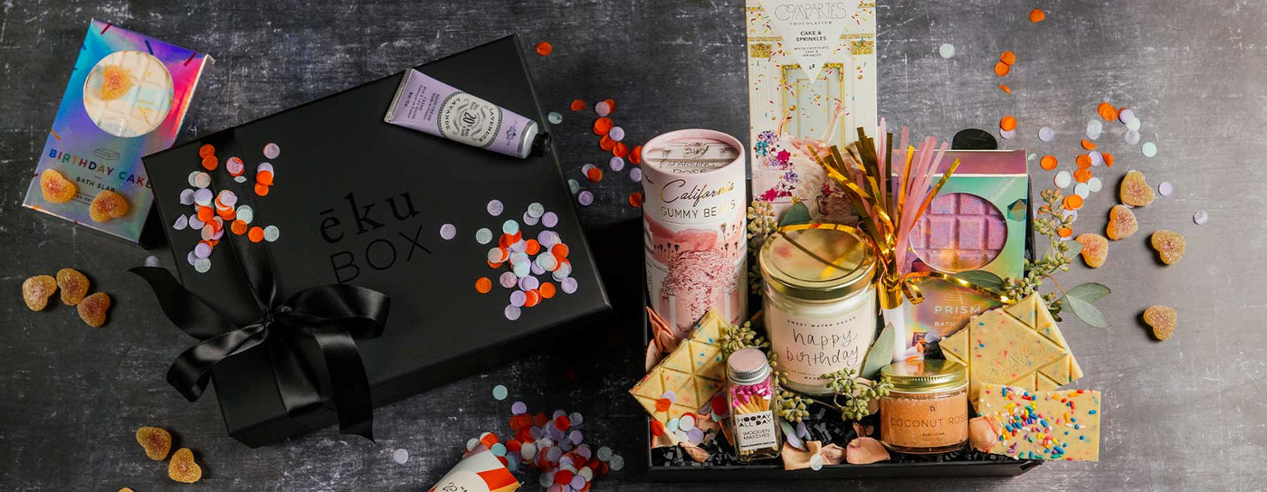 Our collection of Happy Birthday gifts is thoughtfully curated and features amazing products. Each gift is hand-finished with attention to detail and comes with a handwritten note. 