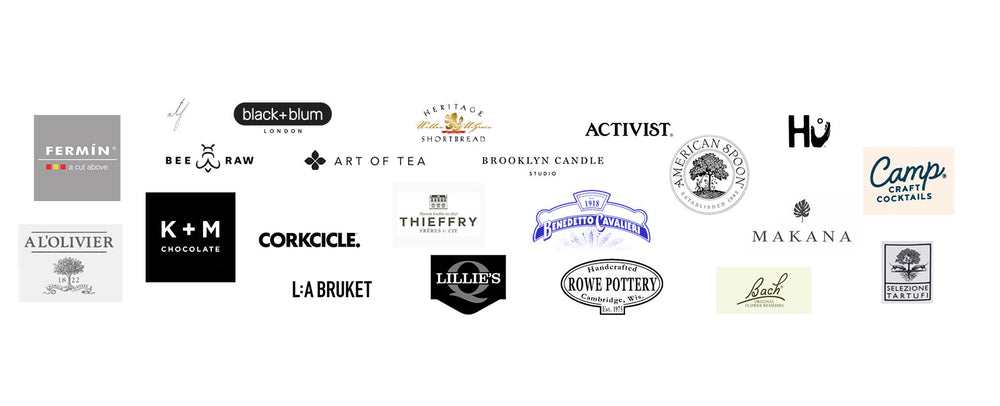 We are proud of the brands we work with. Many are women owned, Minority owned and many give-back. 
