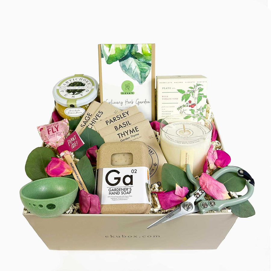 eku Box Gardeners Box Small Let Your Garden Grow Gift for Garden Lovers - Let Your Garden Grow Gift Box 