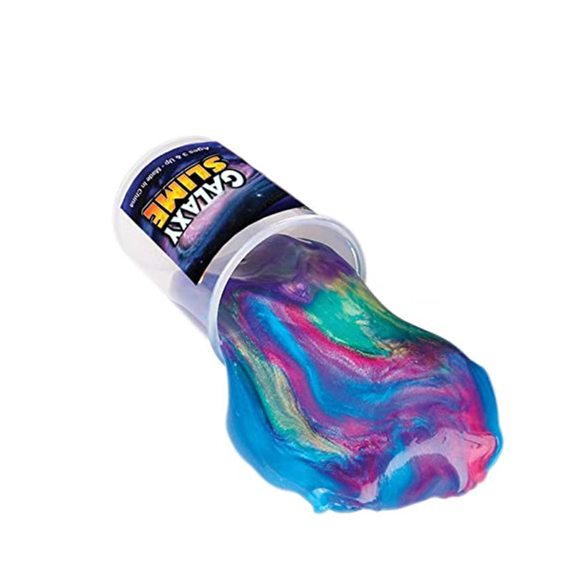 eku Box Space Gift Box Lost in Space jar of space slime pouring out on a table