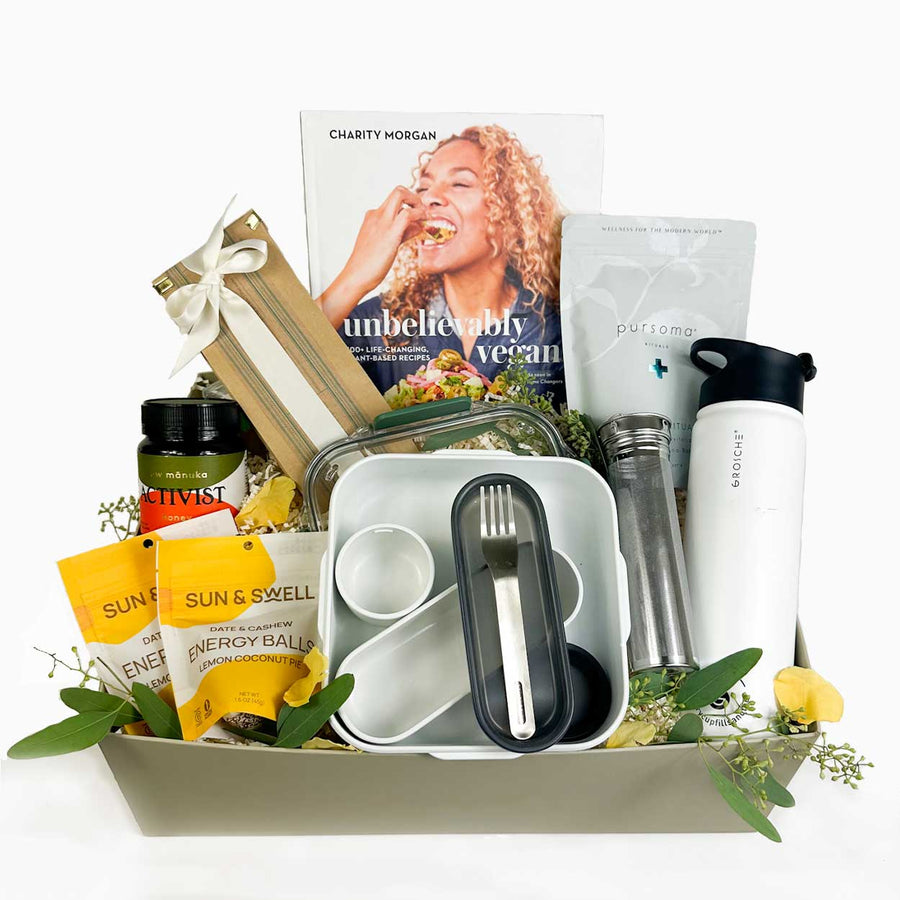 eku Box Wellness Nourish & Flourish Wellness Gift Box Wellness Gift Box Healthy Lifestyle Gift | ekuBOX