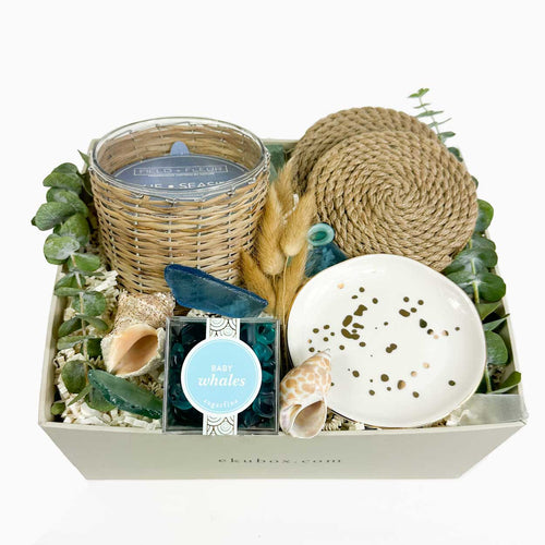 ekuBOX coastal gift box Coastal Chic Elevate Their Mood with a Coastal Chic Gift Box - ekuBOX