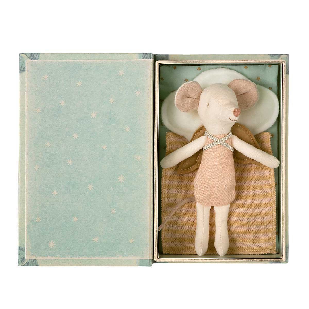  Guardian Angel Mouse in Book Maileg Guardian Angel Big Sister Mouse Gift Box | ekuBOX
