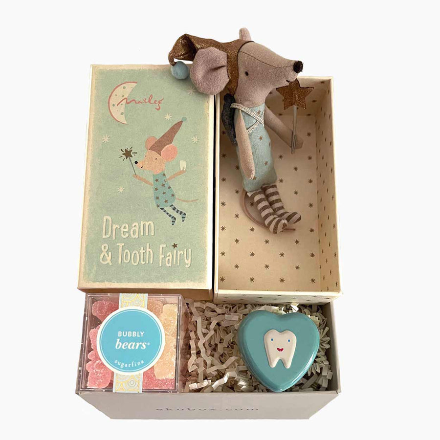 ekuBOX gift for her Tooth Fairy Mouse - Big Brother Gift Box Maileg Tooth Fairy Big Brother Mouse Gift Box  |  ekuBOX