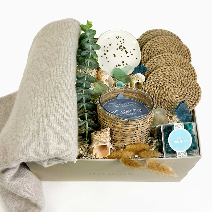 ekuBOX Gifts for her Coastal Grandmother Gift Box Coastal Grandmother Gift Box - Bring the Beach Home in Style | ekuBOX
