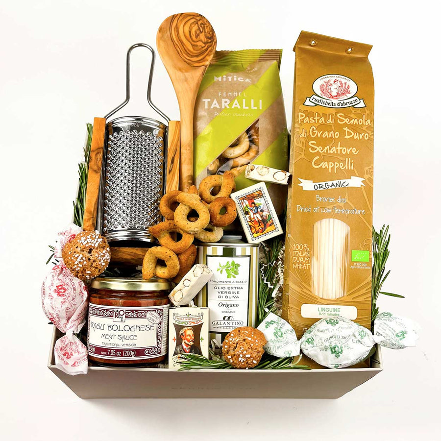 ekuBOX Gourmet Gift Box Bolognese Sauce with Cappelli Pasta Taste of Italy Send the Best of Italy with Our Italian Gift Basket 