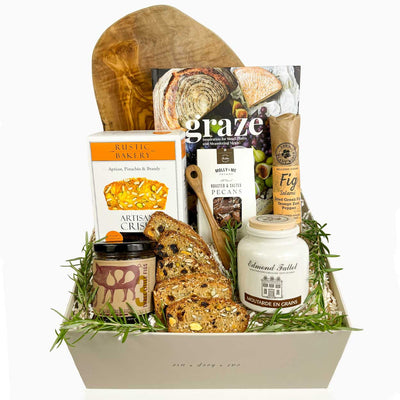 ekuBOX Gourmet Gift Box Classic Charcuterie with Vegan Salami Graze Gourmet Charcuterie Gift Set Charcuterie Gift Set: Elevate Your Gifting | ekuBOX