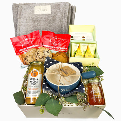 ekuBOX SOUP GIFT BOX Caring Comfort Soup Box Caring Comfort Soup Box - Send a Care Package | ekuBOX