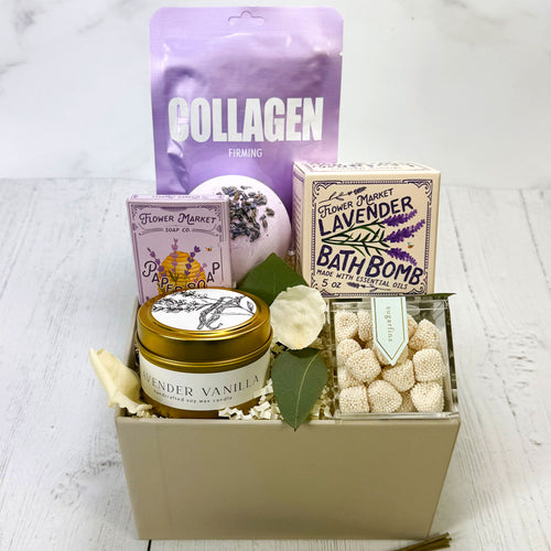 Lavender Min Spa gift box - ekubox