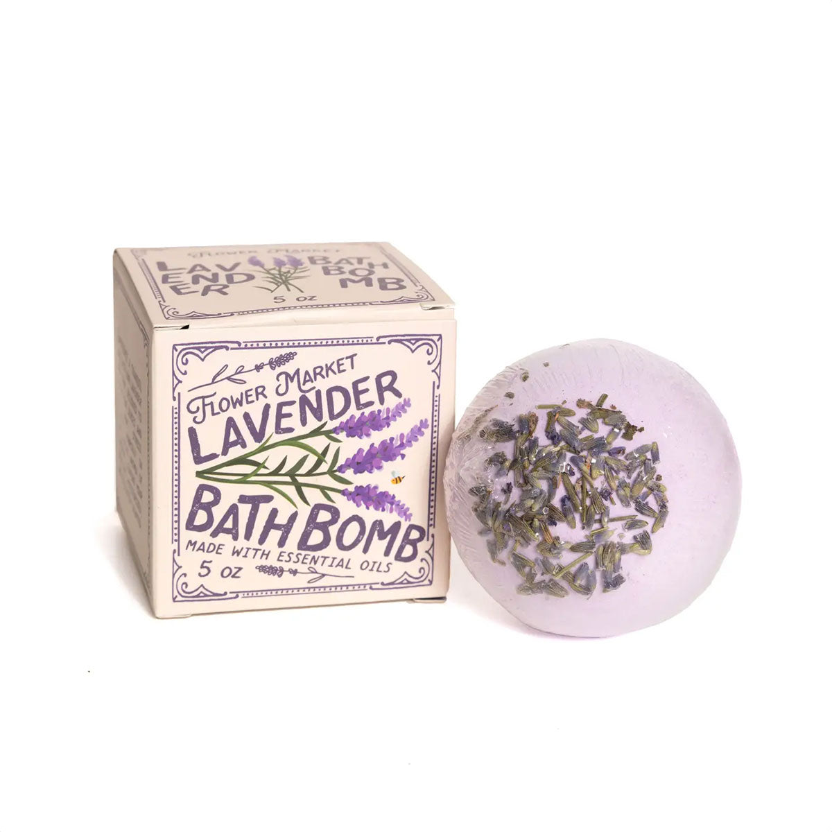 Flower Market Lavender Bath Bomb - ekubox