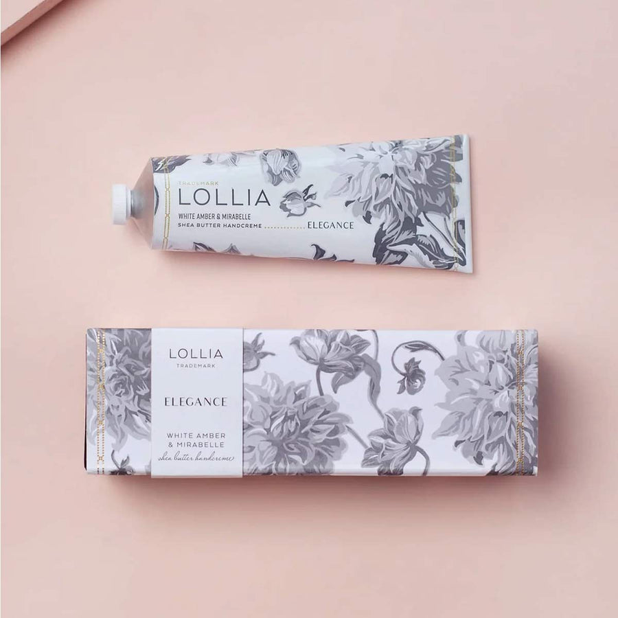 Lollia shea butter handcream - full size -pampered bath and body spa gift box - ekubox