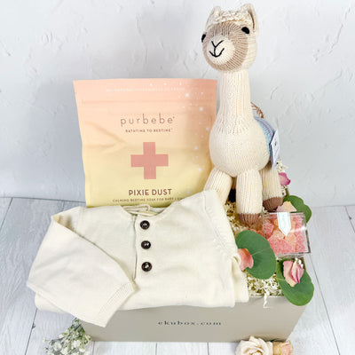 Lovely Lama Glama Newborn Baby Gift Set   | EKUbox