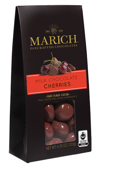 Marich milk chocolate Cherries | ekuBOX