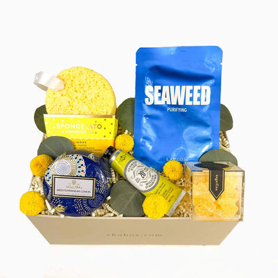 Mediterranean Lemon Mini Spa gift box - ekuBOX 