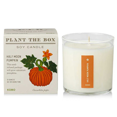 plant the box candle half moon pumpkin