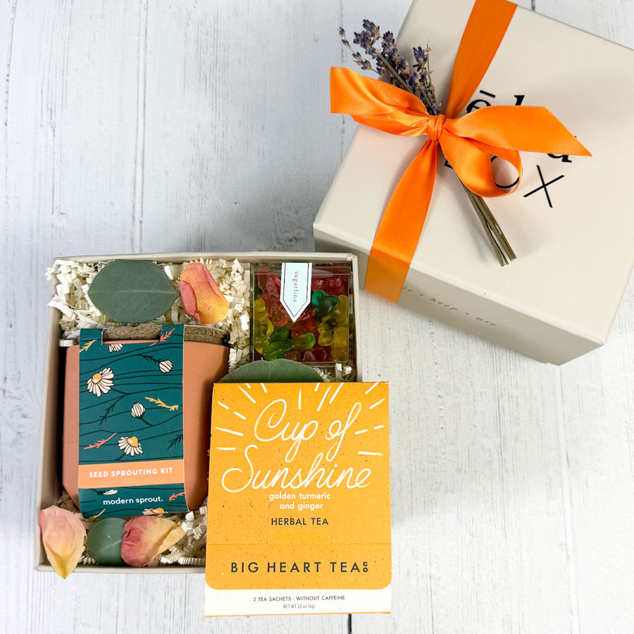 Thank you daisies gift box presentation | ekubox