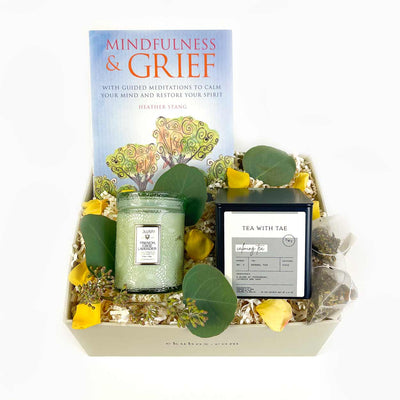 Our Sympathy Gift Box makes for a thoughtful bereavement gift.